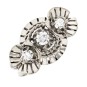 Bague diamants 0.21 carat en or blanc et platine