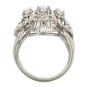 Bague diamants 0.21 carat en or blanc et platine