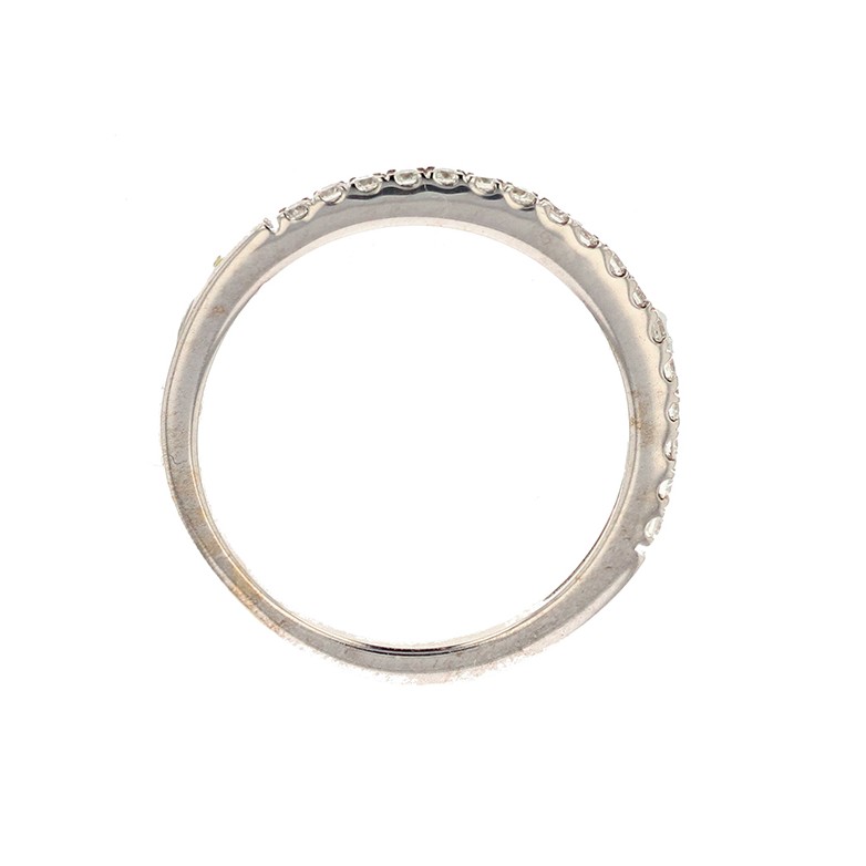 Alliance diamants 0.25 carat en or blanc