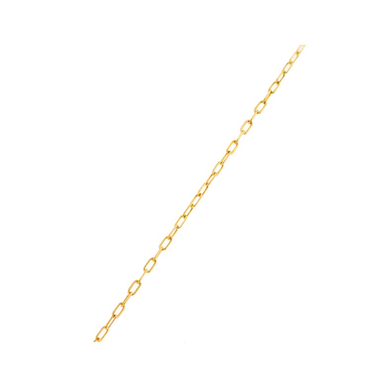 Collier maille forçat en or jaune 3.33g