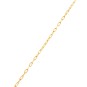 Collier maille forçat en or jaune 3.33g