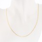 Collier maille forçat en or jaune 3.33g
