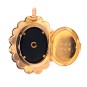 Pendentif onyx et perles en or jaune