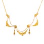 Collier Vintage perles de culture en or jaune.