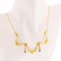 Collier Vintage perles de culture en or jaune.