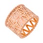 Bague signée JULIETTE PARIS diamants 0.08 carat en or rose