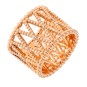 Bague signée JULIETTE PARIS diamants 0.08 carat en or rose
