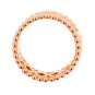 Bague signée JULIETTE PARIS diamants 0.08 carat en or rose