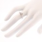 Solitaire diamant 0.25 carat en or blanc