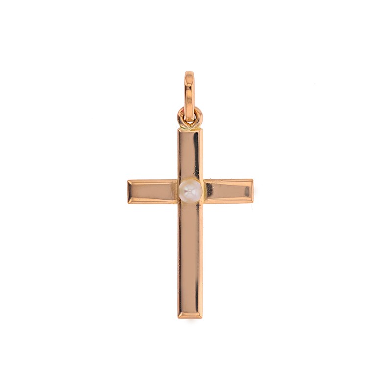 Croix en or jaune 3.43 g