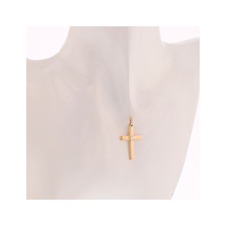 Croix en or jaune 3.43 g