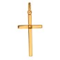 Croix diamant 0.13 carat en or jaune