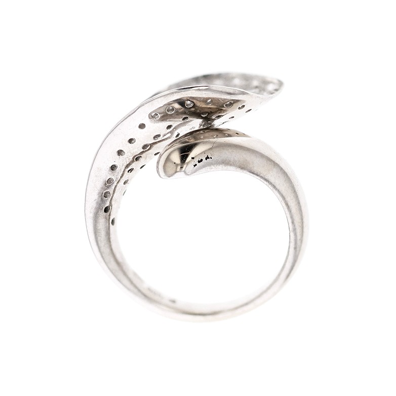 Bague diamants 1.11 carat en or blanc