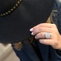 Bague diamants 1.11 carat en or blanc