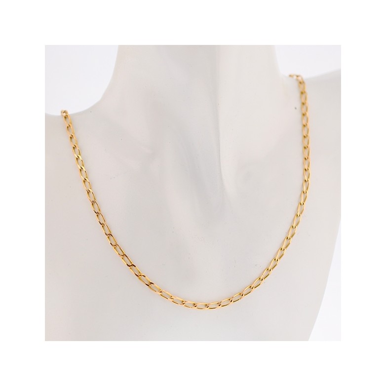Chaîne maille cheval en or jaune 18.38 g