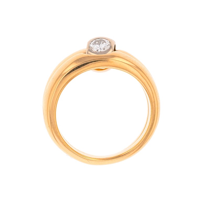 Bague ALAIN ROURE diamant 0.23 carat en or jaune