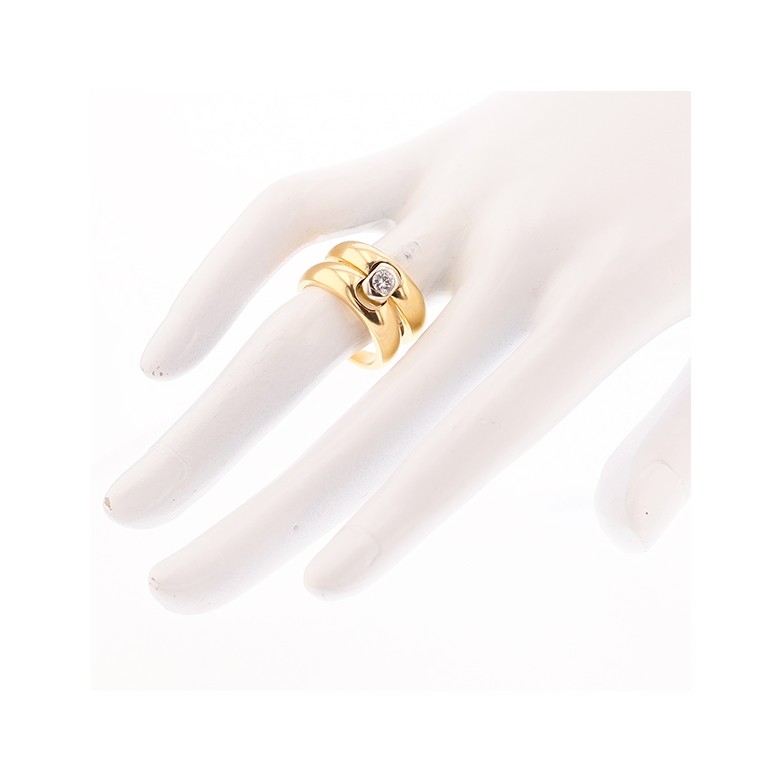 Bague ALAIN ROURE diamant 0.23 carat en or jaune