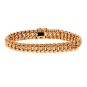 Bracelet maille américaine en or jaune 20.02 g