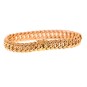 Bracelet maille américaine en or jaune 20.02 g