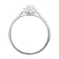 Solitaire diamants 0.43 carat en or blanc