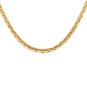 Collier maille haricot en or jaune 22.45 g