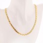 Collier maille haricot en or jaune 22.45 g