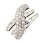 Bague diamants 1.28 carat en or blanc
