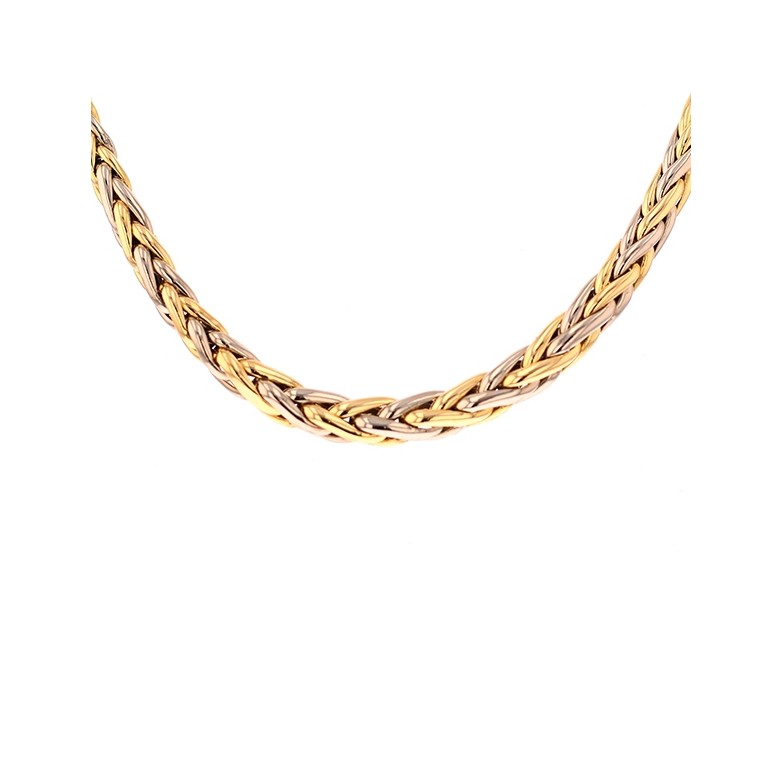 Collier maille palmier 2 ors 24.22 g