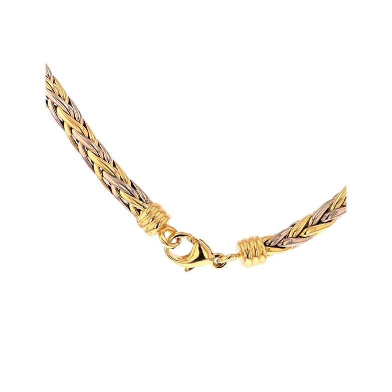 Collier maille palmier 2 ors 24.22 g
