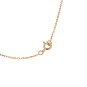 Collier diamant 0.74 carat en or jaune