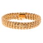 Bracelet maille américaine en or jaune 29.42g