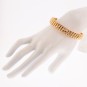 Bracelet maille américaine en or jaune 29.42g