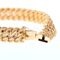 Bracelet maille américaine en or jaune 29.42g