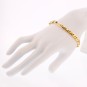 Bracelet saphir cabochon 0.35 carat en or jaune