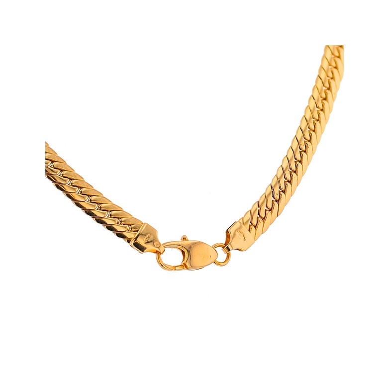 Collier maille anglaise en or jaune 34.50 g