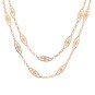 Collier maille filigrane or jaune 39.57g