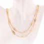 Collier maille filigrane or jaune 39.57g