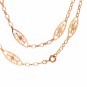 Collier maille filigrane or jaune 39.57g