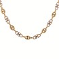 Collier grain de café alterné 2 ors 38.96g