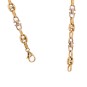 Collier grain de café alterné 2 ors 38.96g