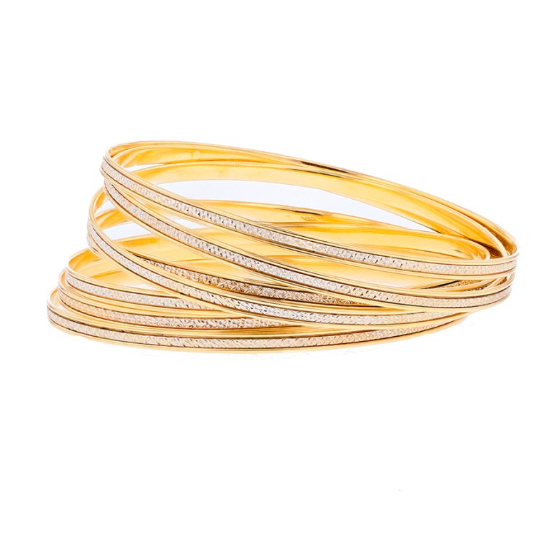 Bracelet jonc rigide 2 ors 39g
