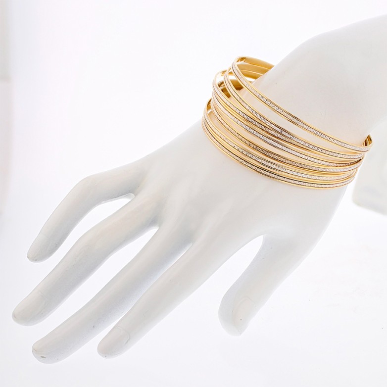 Bracelet jonc rigide 2 ors 39g