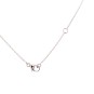 Collier diamant 0.40 carat en or blanc