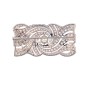 Broche diamants 2.84 carats en platine