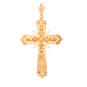 Croix en or jaune et perles 3.98 g