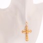 Croix en or jaune et perles 3.98 g