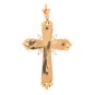 Croix en or jaune et perles 3.98 g