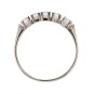 Alliance diamants 0.40 carat en or blanc
