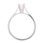Solitaire diamant 0.50 carat en or blanc