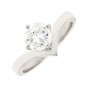 Solitaire diamant 1 carat en or blanc